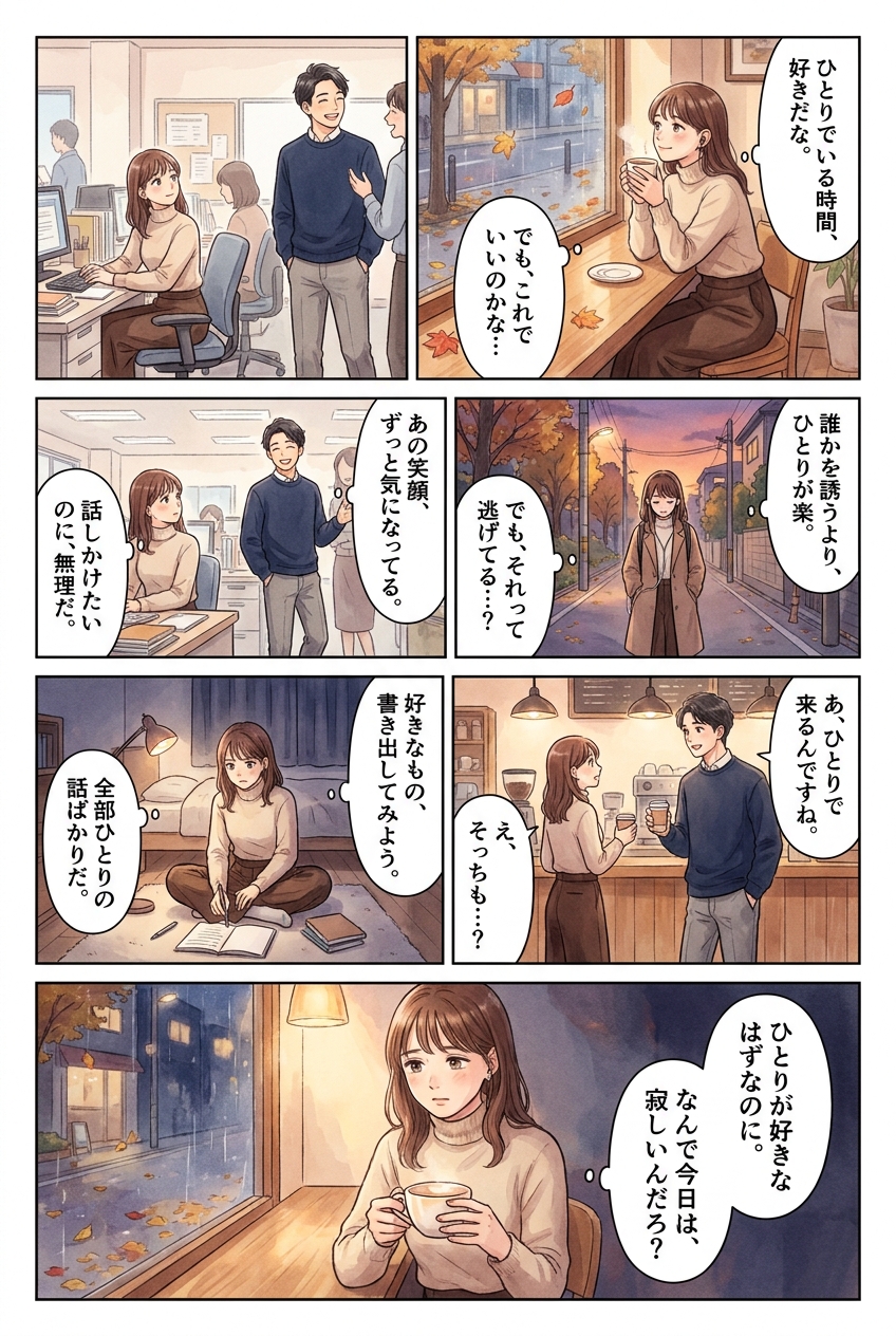ソロ活とは？意味と対処法7選｜恋愛が変わるひとり時間｜恋愛マンガ