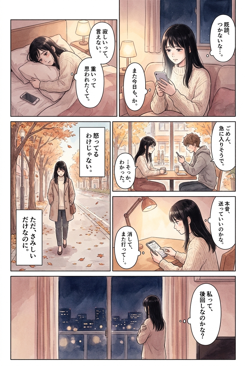 彼氏の優先順位が低いと感じた時、関係を変える5つの伝え方｜恋愛マンガ
