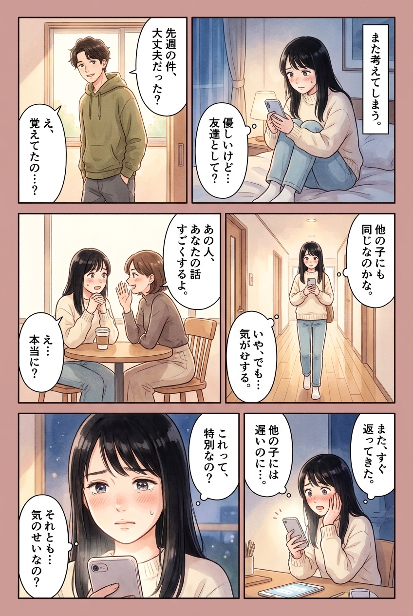 男が本気で惚れた時だけ見せる行動8つ｜友達止まりとの決定的な差｜恋愛マンガ