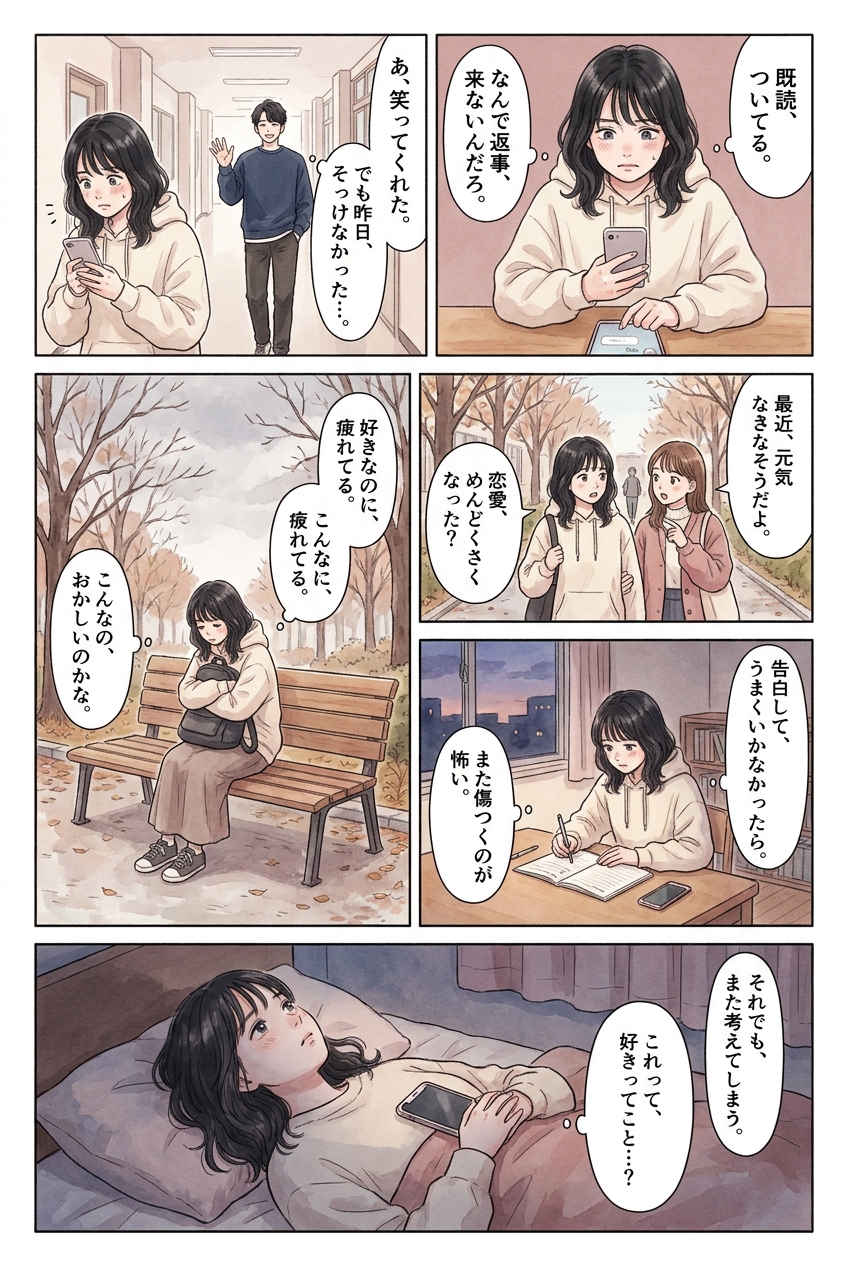 大学生が恋愛をめんどくさいと感じる6つの場面と、それでも続けたくなる理由｜恋愛マンガ