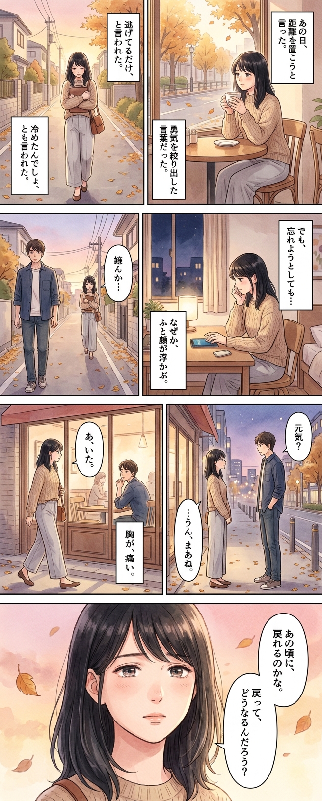 距離を置いてよかった関係が持つ、3つの条件｜恋愛マンガ