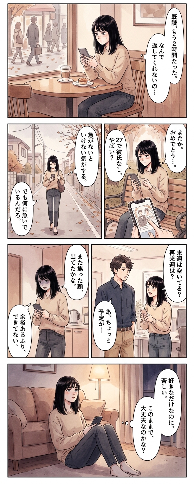 20代後半の恋愛焦りが、かえって遠ざけていること|恋愛マンガ