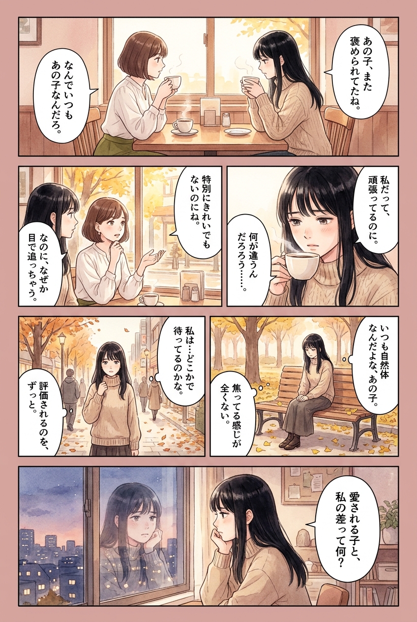 愛され女子が自然にやっている6つの習慣と、真似しやすい場面|恋愛マンガ