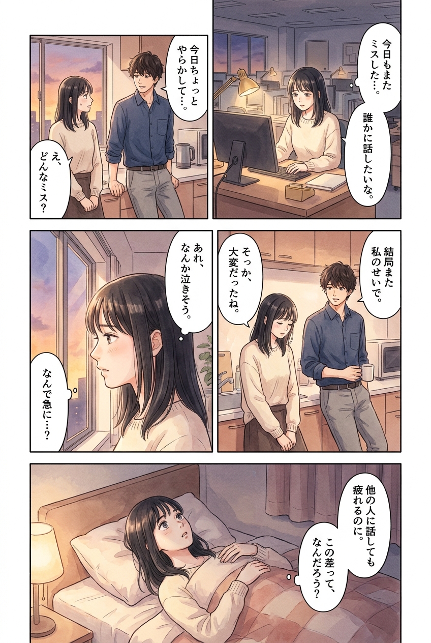 共感力が高い男性がモテる理由と、日常で自然に出る4つの言動｜恋愛マンガ