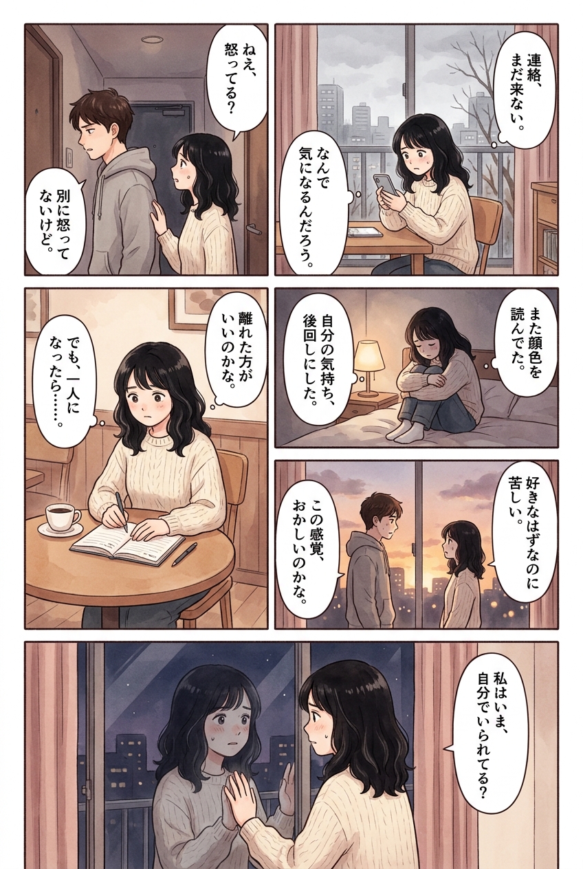 共依存の恋愛、別れられない理由と関係を見直す4つの問い｜恋愛マンガ
