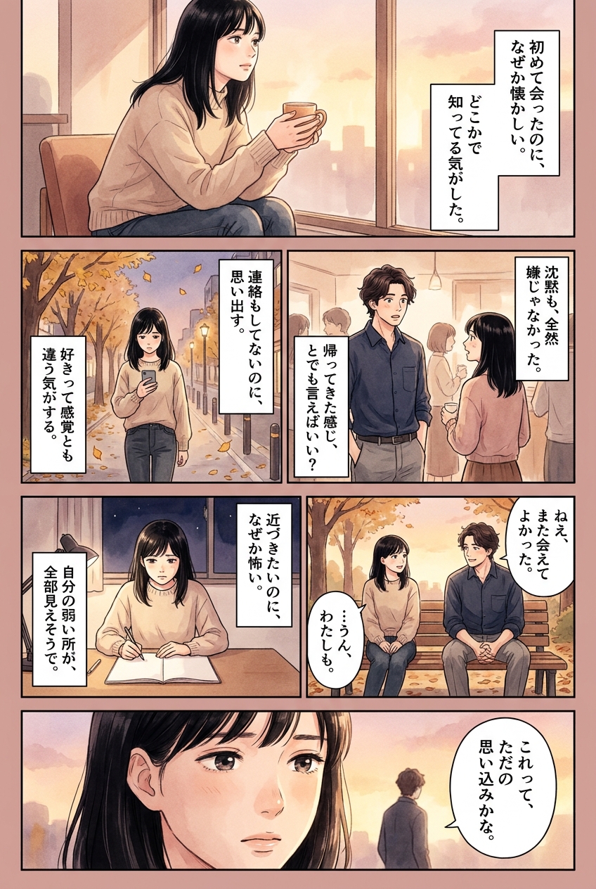 ツインレイかもと感じる7つの特徴と、思い込みを見分ける問い|恋愛マンガ