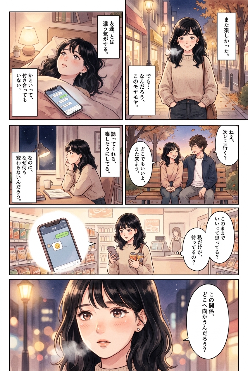 チョアマンスデートが続く関係、恋に進む分かれ目はどこか|恋愛マンガ