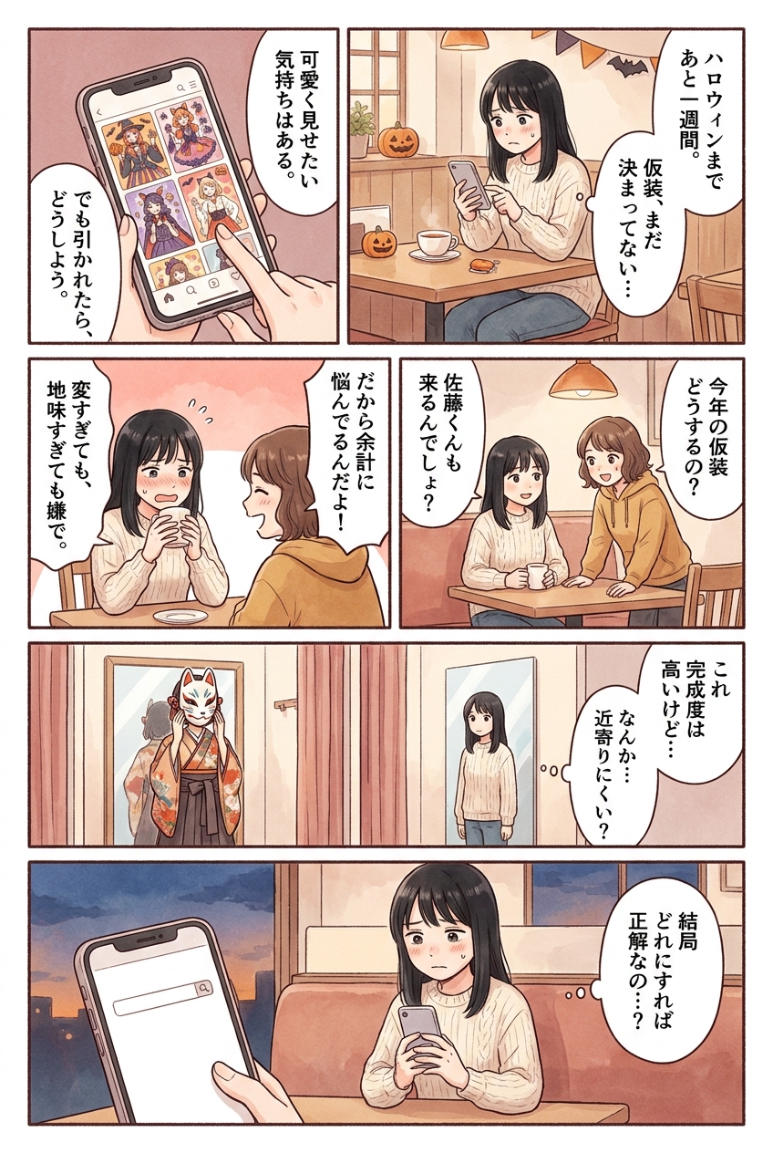 ハロウィン仮装で男ウケを狙うなら、外してはいけない3つの基準｜恋愛マンガ