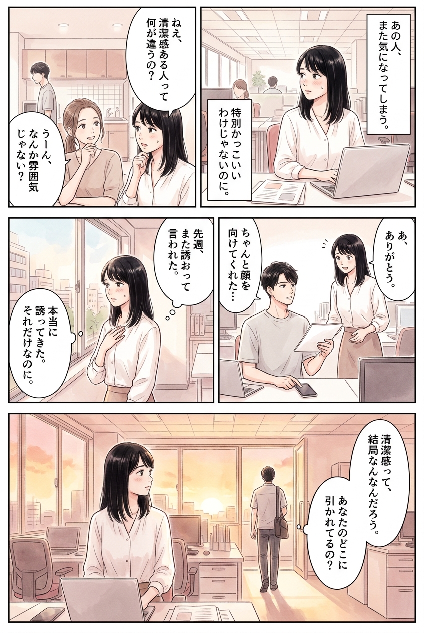 清潔感がある男は何が違う？女性が自然と近づく5つの共通点｜恋愛マンガ