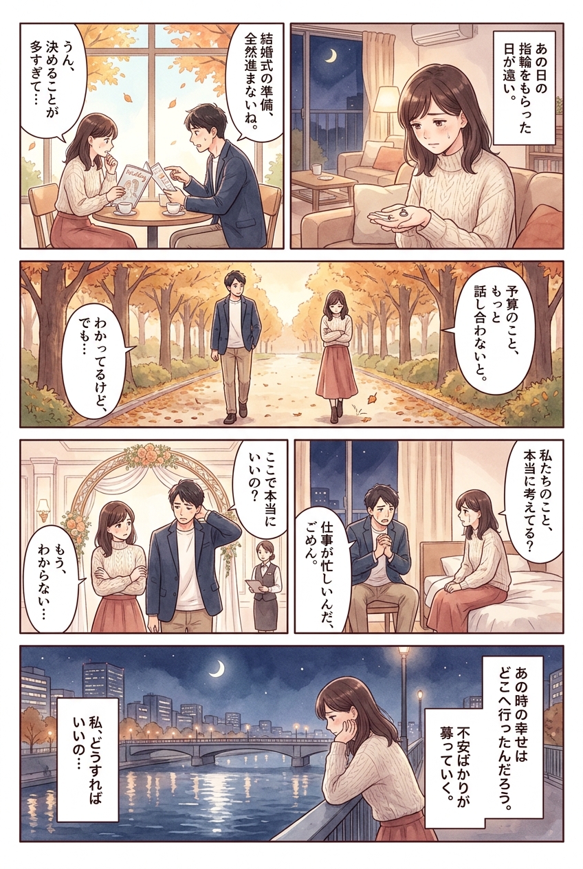 婚約破棄の理由と、結婚準備中に——なぜあの日、すべてが終わったのか｜恋愛マンガ